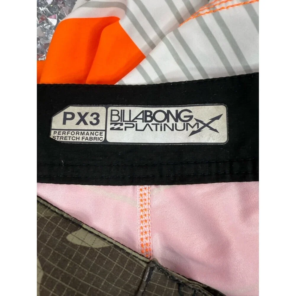 Billabong shorts board px3 platinum swim Orange and White Men’s Board Shorts